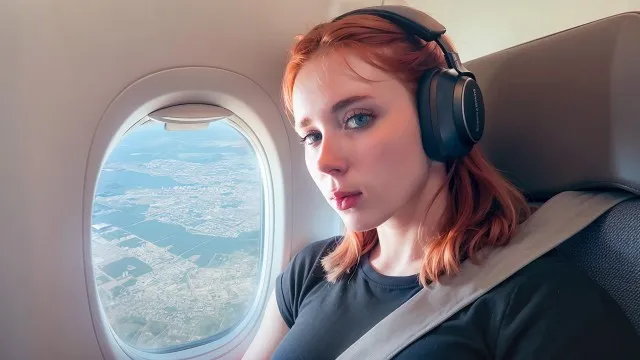 تخيل ممارسة الجنس مع شخص غريب من المقعد المجاور في الطائرة